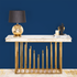 Golden Spectra Console Table for Home (Stainless Steel)